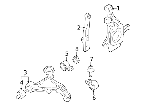 Suspension Components for 2005 Mercury Montego #0