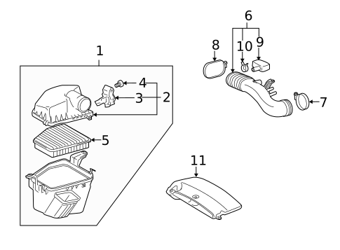 Filters for 2010 Lexus GS460 #1