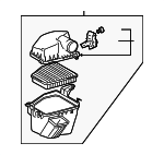 1770038191 - : Air Cleaner Assembly for Lexus: GS460 Image
