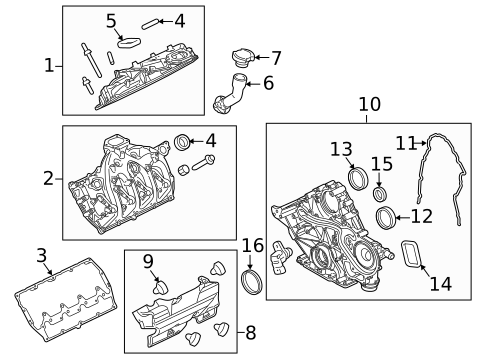 Gaskets & Sealing Systems for 2019 Ford F-450 Super Duty #0