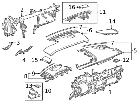 Instrument Panel for 2024 GMC Yukon XL #2