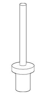 1416003130 - Body: Bumper Cover Rivet for Kia Image