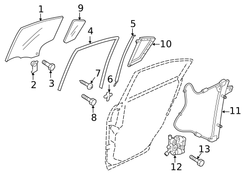 Rear Door for 2012 Mazda 5 #2