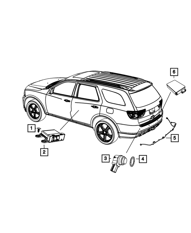 68254089AK - Electrical: Parking Assist Module for Mopar Image image