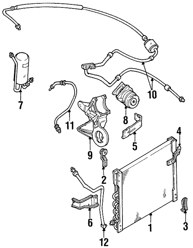 EOTZ19D933A - HVAC: Bracket for Ford: Bronco, F-150, F-250, F-250 HD, F-350, F-Super Duty Image