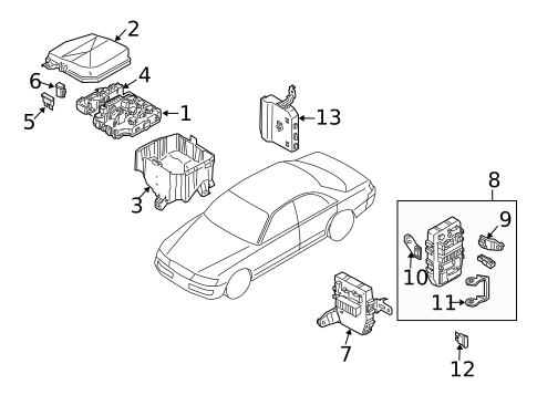 Electrical Components for 2003 INFINITI M45 #0