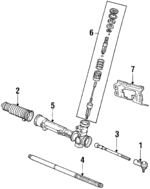 E3FZ3A130A - Steering: Outer Tie Rod for Ford: Escort, EXP, Tempo | Mercury: Lynx, Topaz Image