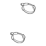 282923A080 - Belts &amp; Cooling: Inter-cooler Hose Clamp for Hyundai Image