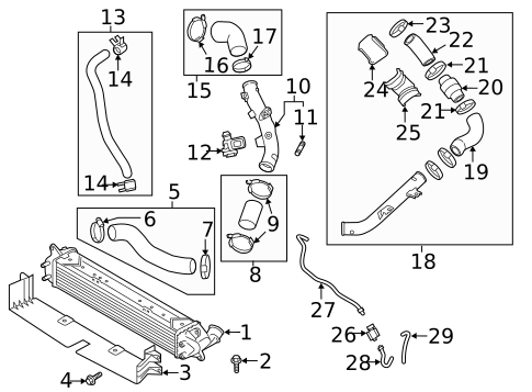 Intercooler for 2018 Hyundai Elantra #0