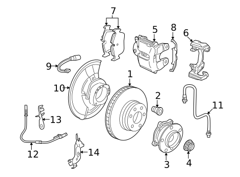 Brake Components for 2013 BMW X6 #0