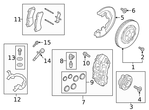 Front Brakes for 2023 Volvo V60 #2