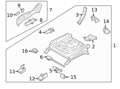 Tracks & Components for 2022 Hyundai Santa Fe #1