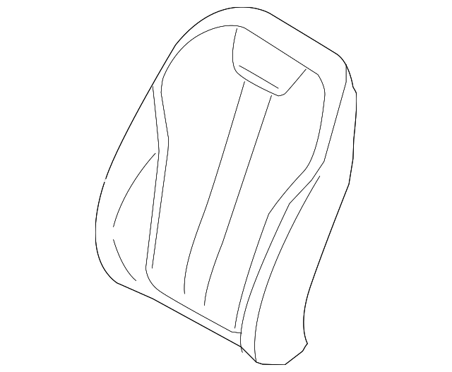 Seat Back Cover - BMW (52-10-7-215-910)