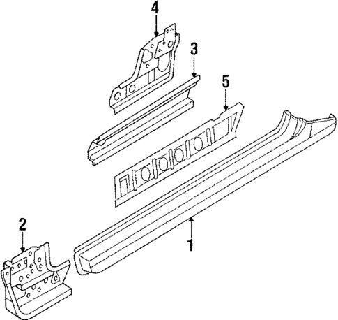 Rocker Panel for 1996 Mazda Miata #0