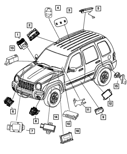 Modules for 2005 Jeep Liberty #0