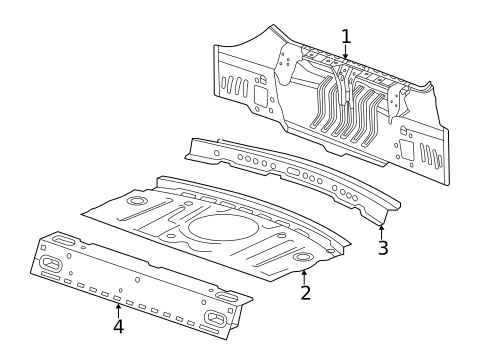 Rear Body for 2024 Cadillac CT4 #0