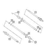 83500184 - Front Suspension &amp; Drive: Stub Shaft, Right Or Left for Jeep: Cherokee, Wrangler Image