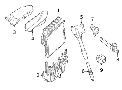 Powertrain Control for 2020 BMW 540i #0