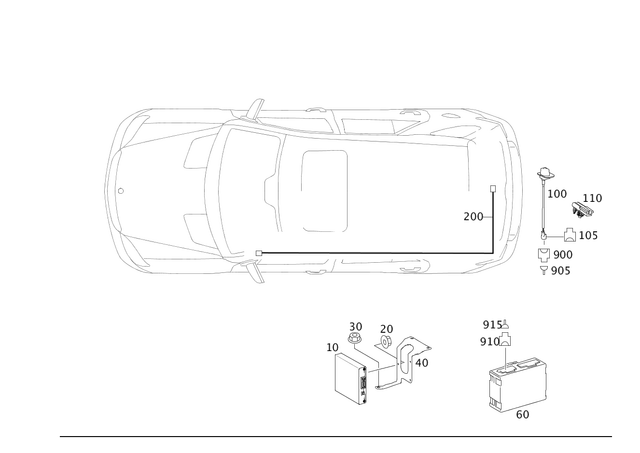 91011200500064 - Electrical System: Hexagon Nut for Mercedes-Benz Image image