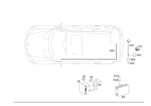 Rear-View Camera for 2008 Mercedes-Benz ML63 AMG #0