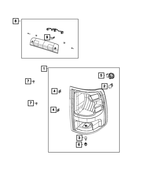 Lamps, Interior and Exterior for 2022 Ram 1500 Classic #0