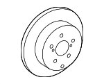 424310E020 - Brakes: Rotor for Lexus: RX350, RX450h Image
