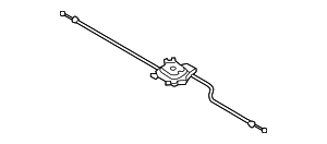 8W0823531C - Body: Hood Release Cable for Audi Image