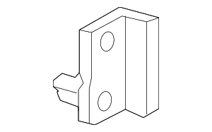 8W1823633C - Body: Hood Release Handle Bracket for Audi Image