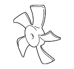 1636123050 - Cooling System: Fan Blade for Scion: xA, xB | Toyota: Echo, RAV4 Image