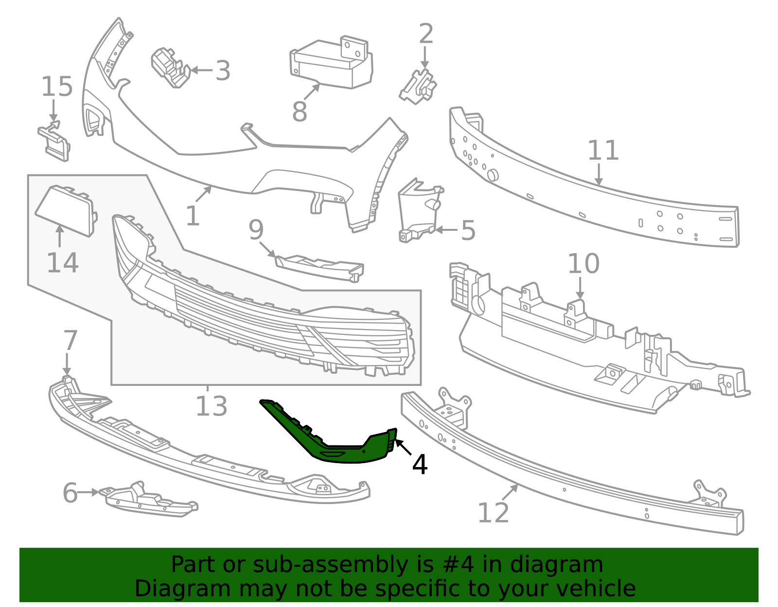 2024-2026 Acura ZDX Bumper Trim 85785186 | OEM Parts Online