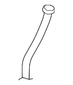 3D0809937B - Body: Drain Hose for Volkswagen Image