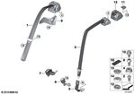 72118076490 - : Upper Belt Rear Right for BMW Image
