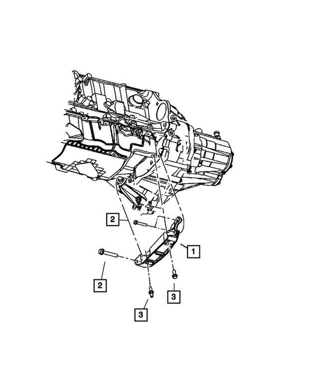 4891641AA - G288; 5-Speed; Manual Transaxle: Structural Collar for Mopar Image