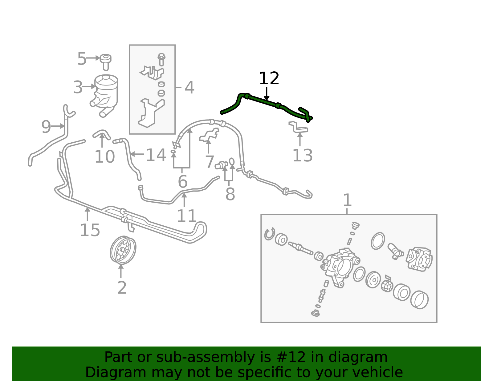 2007-2011 Honda CR-V Return Hose 53732-SXS-A01 | Honda Factory Parts