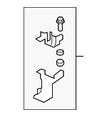 53711SWA000 - : 2007-2011 Honda CR-V - Bracket Power Steering Oil Tank for Honda: CR-V Image