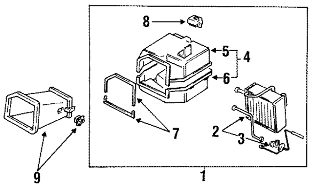 2727060A00 - : Evaporator Assembly for Nissan Image