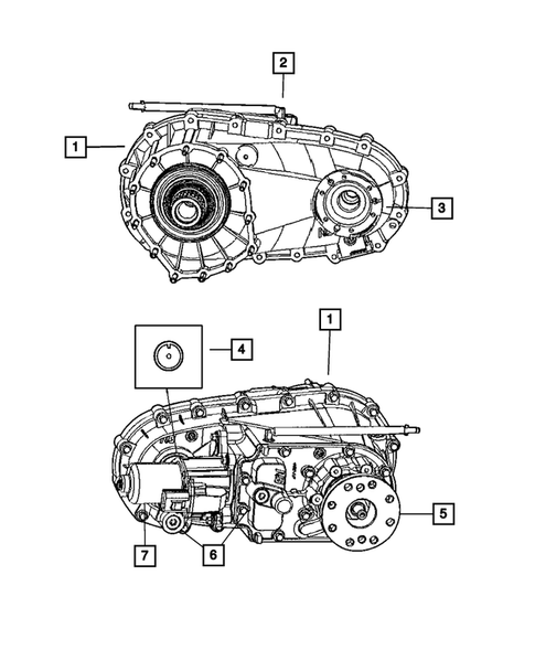 Transfer Case Assembly for 2008 Jeep Commander #0