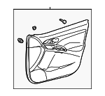 19184805 - Body: Door Trim Panel for Pontiac: Vibe Image