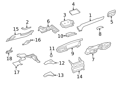 Instrument Panel for 2023 Ford Explorer #0