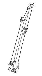 LR144093 - : 2021-2024 Land Rover Range Rover Velar - Lap &amp; Shoulder Belt for Land Rover: Range Rover Velar Image