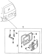 8BL151380 - : Tail Lamp Assembly for Mazda: MPV Image