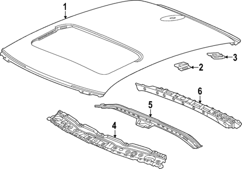 Roof & Components for 2023 Acura Integra #0