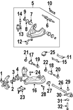 8980365950 - Suspension: Seal for Isuzu Image