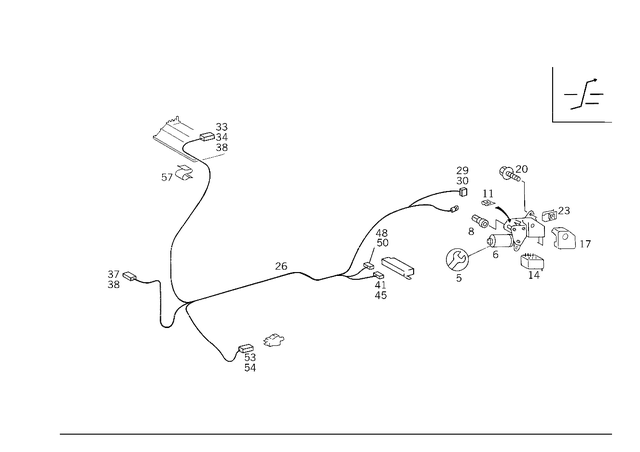 18201307 - Electrical System: Repair Kit, Drive for Mercedes-Benz: 190, 190D, 190E, 200, 200D, 260E, 280E, 300CE, 300D, 300E, 300SE, 300SEL, 300TD, 300TE, 400E, 500E, 560SEC, 560SEL Image image