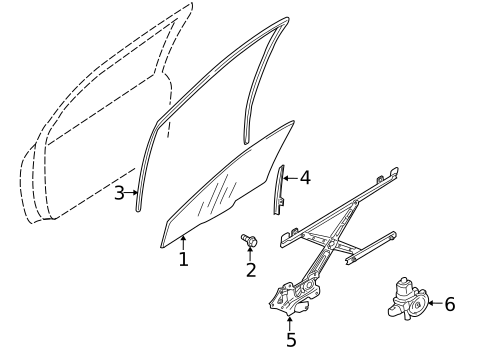 Front Door for 2010 Mitsubishi Lancer #1