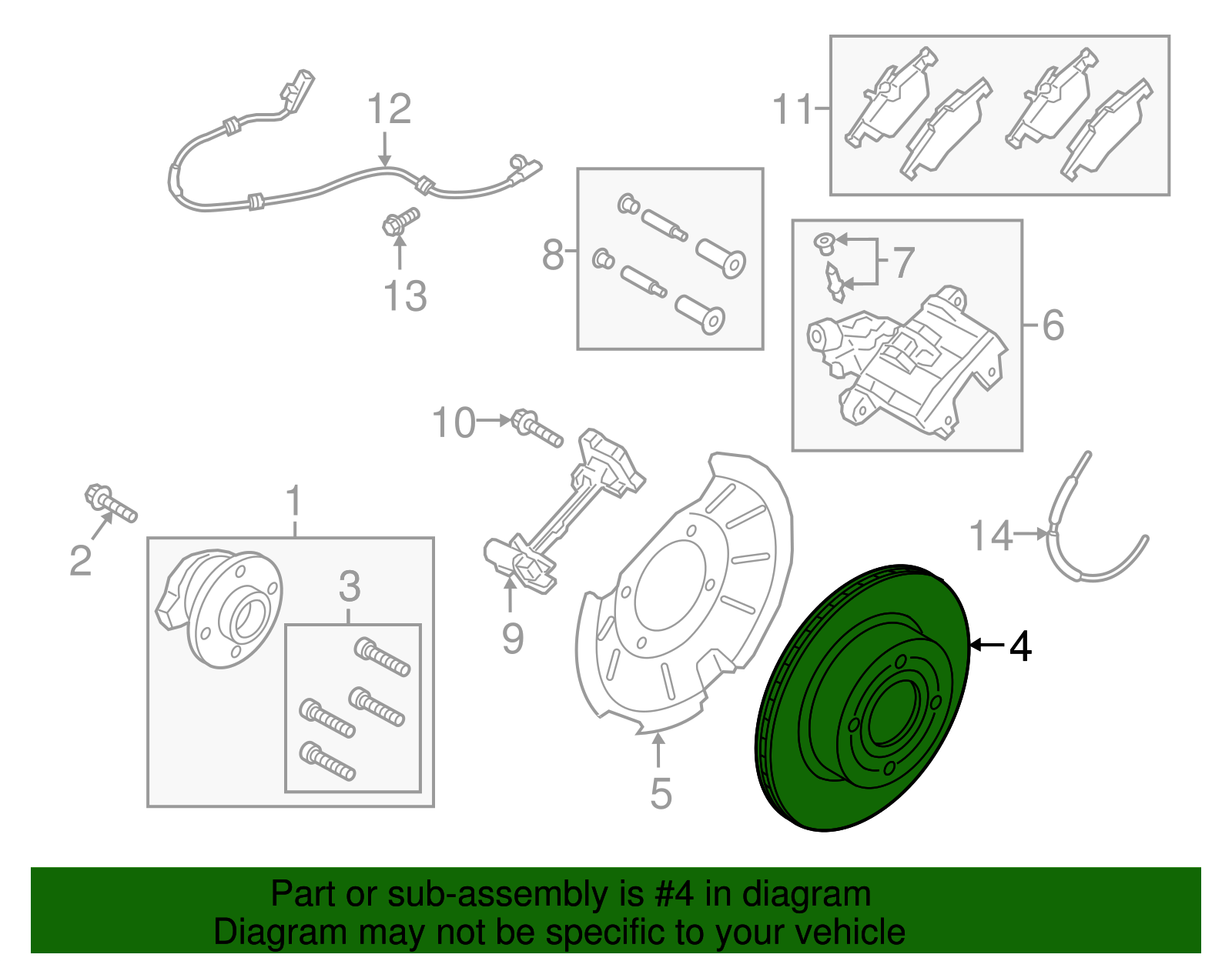 BRRF-412 - Rotor Assembly - Brake | Sunrise Ford Parts