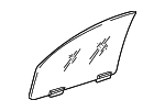 55112141AA - : Door Glass for Dodge: Dakota, Durango Image