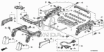 81138SHJA01 - Interior/Bumper: ZIG ZAG SPRING (A) for Honda Image