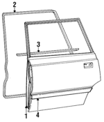 MB408981 - Body: Door Shell for Dodge: Colt Image