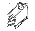 7FA01DX9AC - Body: Storage Drawer for Chrysler: Pacifica, Voyager Image